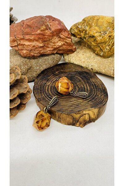 Porsuk Alternatif أقراط نسائية مصنوعة يدوياً من النحاس