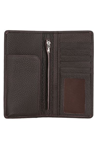 Lev Leather Πορτοφόλι Unisex από γνήσιο δέρμα με θήκη τηλεφώνου - 100% χειροποίητο, με δυνατότητα εγγραφής ονόματος