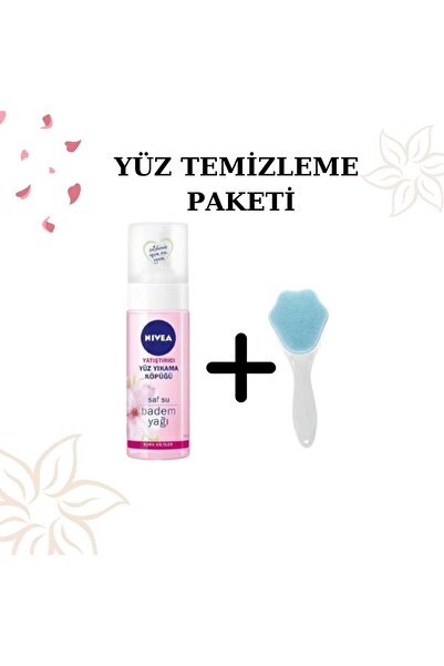 NIVEA Mousse Kuru & Hassas Ciltler Için Temizleme Köpüğü Yüz Temizleme Fırçası
