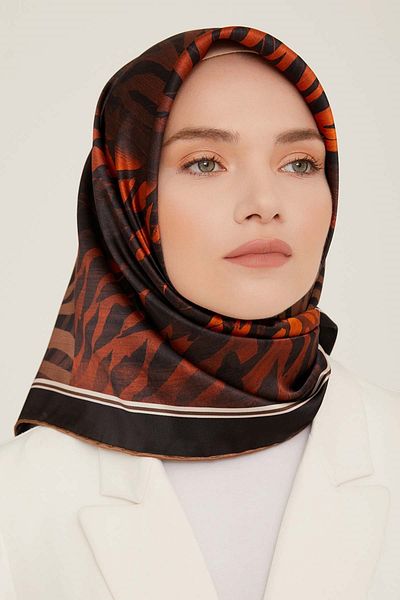 Armine Nostalgia Series Twill Μεταξωτό Κασκόλ 8837d-01