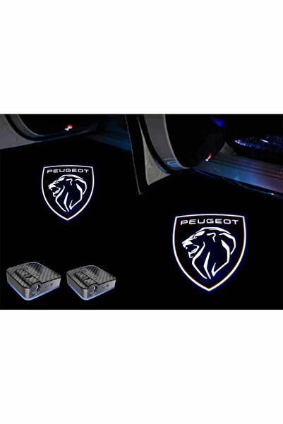 DKELEKTRONİK Peugeot Yeni Logo Araçlar İçin Pilli Yapıştırmalı Kapı Altı Led ...
