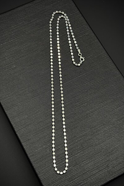 FRNCH 925 Ayar Gümüş İtalyan Model Gümüş Renk Erkek Kolye FRJ30737-837-A2