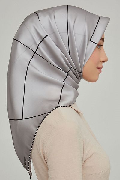 Armine Σειρά Nostalgia Silk Twill Scarf 8655d-07