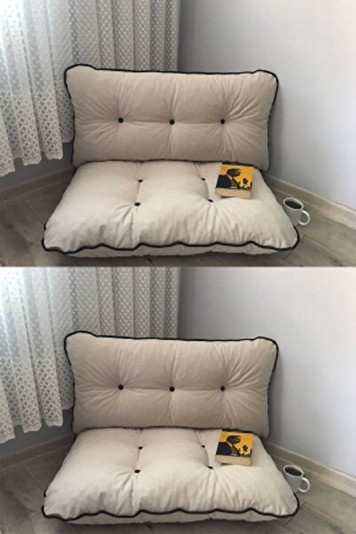 Genel Markalar Lavinia Petek Önü Palet Yer Minderi Ikili Takım 2 Adet Sırtlı ...