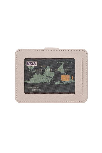 Lev Leather Premium Γνήσιο Δερμάτινο Μινιμαλιστικό Πορτοφόλι Πιστωτικής Κάρτας - Πολυχρηστικό Πορτοφόλι