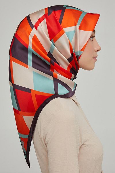 Armine Nostalgia Series Silk Twill Κασκόλ 8664d-09