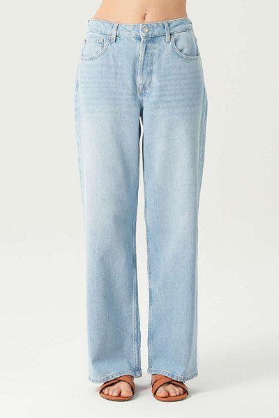 CROSS JEANS Light Blue - Patty Buttoned Loose Fit Jean C 4809-007