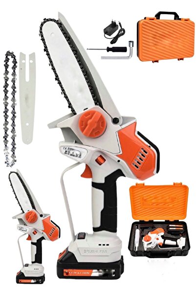 DYNAMİC MAX X25 598Vf Kömürsüz Motor Otomatik Yağlamalı Şarjlı El Testeresi A...