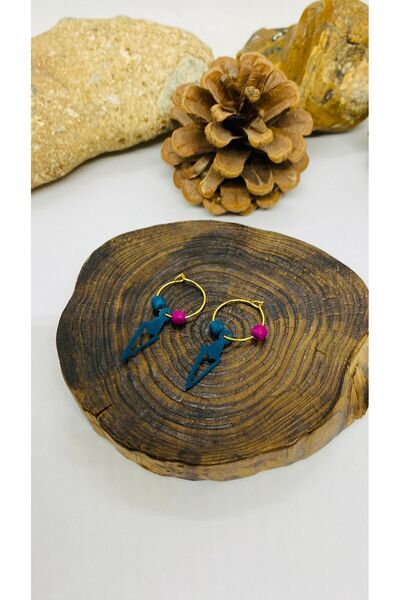 Porsuk Alternatif أقراط نسائية بتصميم يدوي