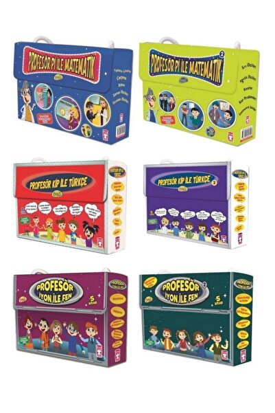 Timaş Çocuk Profesör Pi-kip-iyon Ile Türkçe Matematik Fen 6 Kutu 30 Kitap