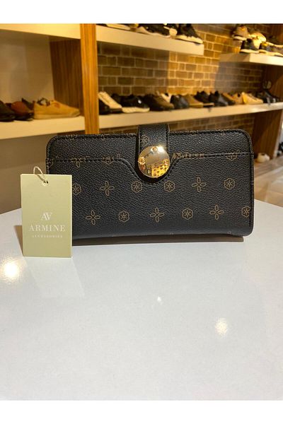 Armine ARMINE Black Printed Quality Stylish Wallet