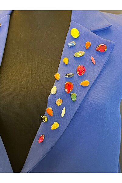 Gönülden Tasarım TAŞ İŞLEME AYARLANABİLİR KADIN YELEK