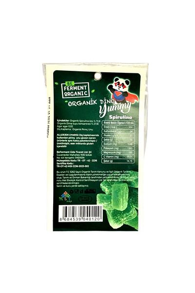 Beferment Organic 60 g Organic Spirulina Yummy