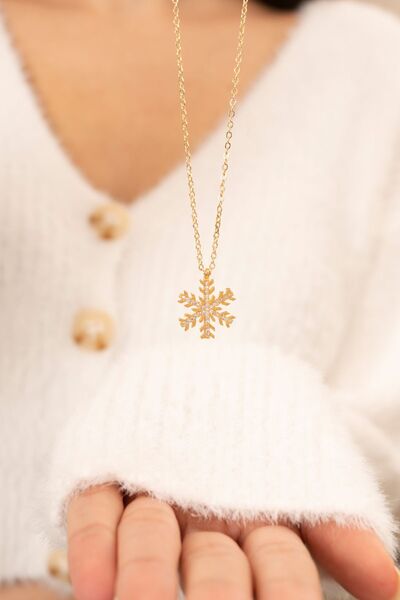 Sahira Jewelry Kar Tanesi 14k Altın Kaplama Kadın Kolye