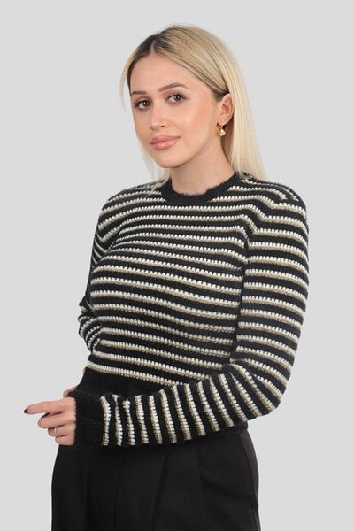 Rays Pulover cu dungi negre 3520