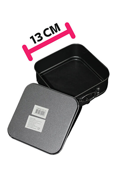 PASTRY PLANET Clamped Teflon Square Cake Mold 13 Cm [Removed]