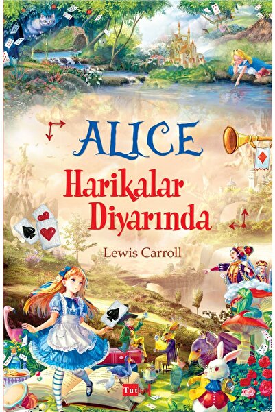 Tutku Yayınevi Alice Harikalar Diyarında - (144 SAYFA) Lewis Carroll, Çocuk K...