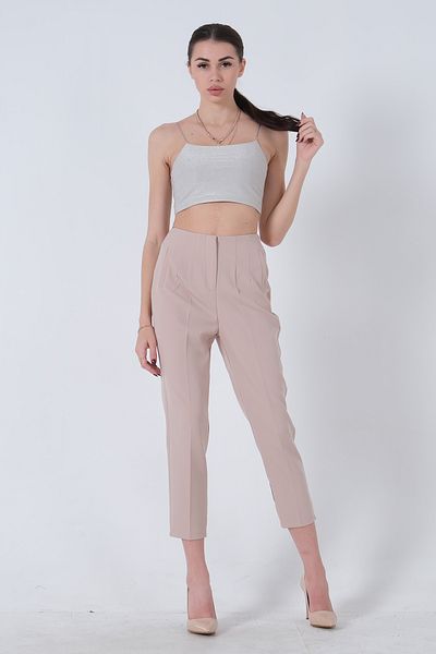 Feminist High Waist Trousers Stone03030062