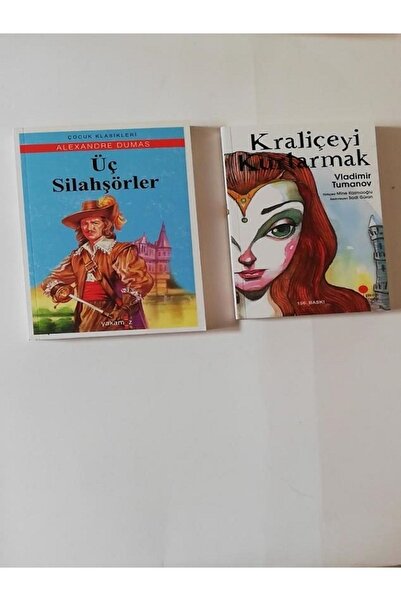 Yakamoz Üç Silahşörler+kraliçeyi Kurtarmak+set 2 Kitap