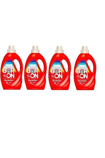 Boron Sıvı Çamaşır Deterjanı Doğal Renkler 1690 Ml X 4 Adet