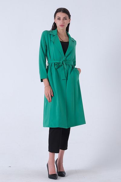 Feminist Emerald Cap - Single Button, Waist Tied0809022