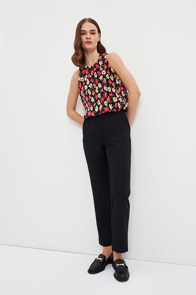 STELLA PULVIS High Waist and Black Carrot Pants - Elastic Waist