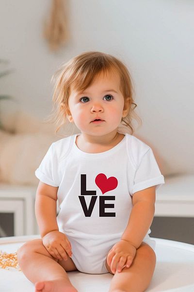 Lilabio 100% Cotton Short Sleeve Baby Bodysuit