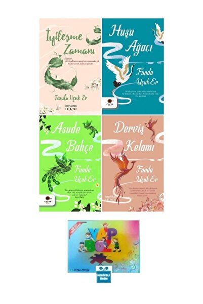hayykitap Funda Uçuk Er 4 Kitap Set / İyileşme Zamanı - Huşu Ağacı - Asude Ba...