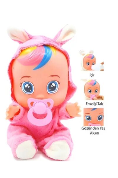 Genel Markalar Fx Gözünden Yaş Gelen Sevimli Emzikli Oyuncak Bebek Star Colle...