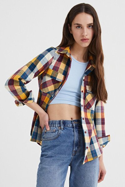 STELLA PULVIS Cepli Ekose Gömlek