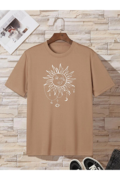 FECCY Tricou unisex cu imprimeu solar
