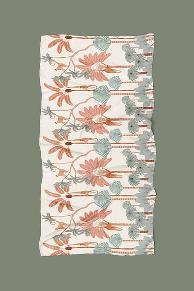 Pilloveland Monkey 100*150 cm - Μακρύ σιφόν Pareo και κοντό φόρεμα παραλίας Εναλλακτικό προϊόν