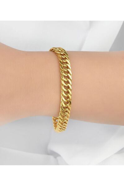 kuyumcu nurettin 7 gr (GRAM) Süzme Dallas Künye Bileklik 22 Ayar Altın