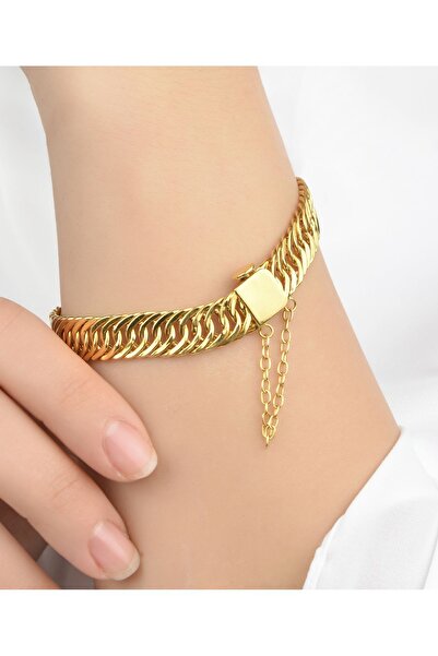 15 gr (GRAM) Altın Süzme Dallas Bileklik Künye 22 Ayar Altın