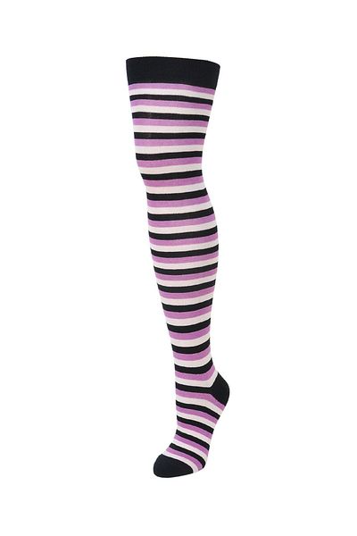Design Socks Cotton Over-The-Knee Women's Socks - Thin Circles and Patterns
