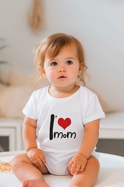 Lilabio 100% Cotton Short Sleeve Baby Bodysuit