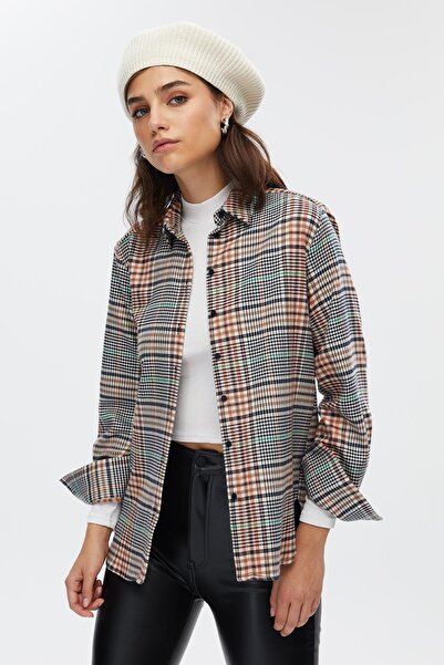 STELLA PULVIS Ekose Kadın Gömlek