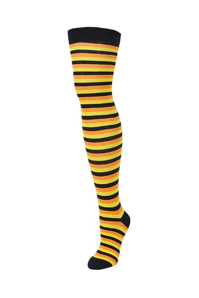 Design Socks Cotton Over-The-Knee Women's Socks - Thin Circles and Patterns