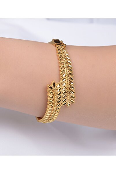 kuyumcu nurettin Yaprak model kelepçe 22 ayar altın