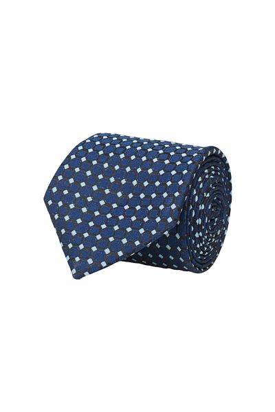 ALTINYILDIZ CLASSICS Ανδρική κλασική γραβάτα Navy Blue με σχέδιο Navy Blue