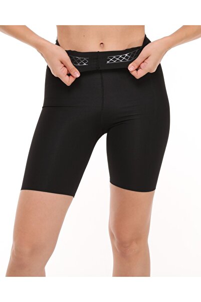 SLIM TIME SHAPER Korselines Kaydırmaz Silikon Bantlı Lazer Kesim Inceltici Etkili Paçalı Hayalet Korse