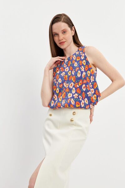 STELLA PULVIS Bluză violetă plisată - Design căptușit