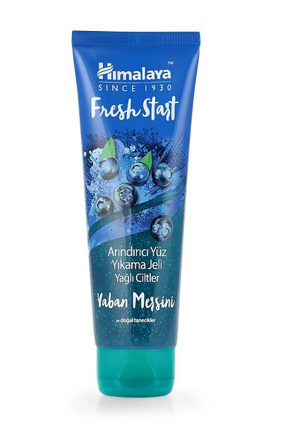 Himalaya Since 1930 Fresh Start 100 ml - Face Wash Purifying Gel, Blueberry and Oil Cleanser