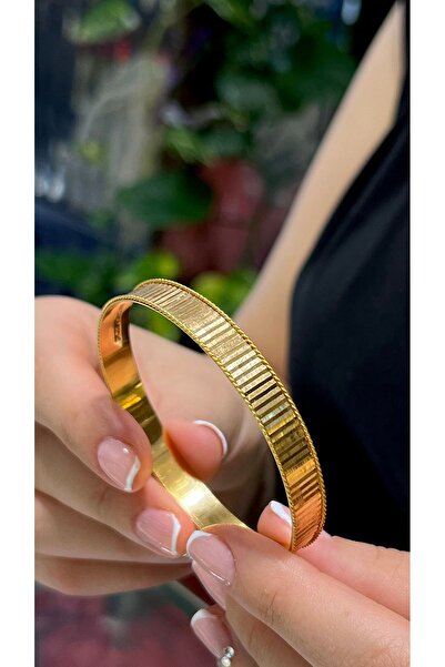 15 gr (GRAM) Aynalı Sazan Ajda Bilezik 22 Ayar Altın