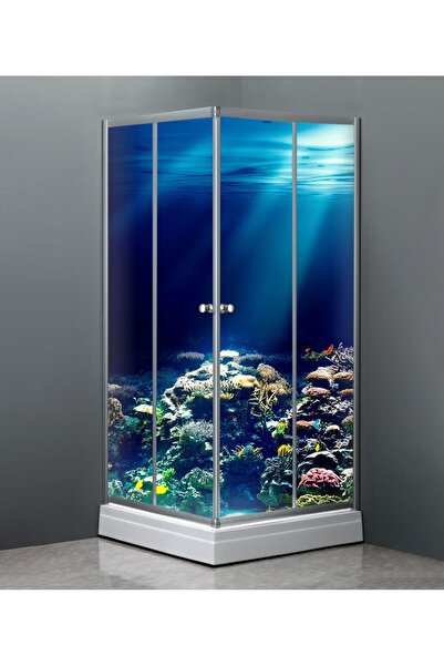 Özbey Reklam Banyo Duşakabin Kaplama Folyo Sticker Ord-154 ( Ölçüsü 160x170 4...