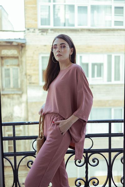 soBasic Lenjerie de in viscoza Comfort - Dusty Rose Dusty Rose