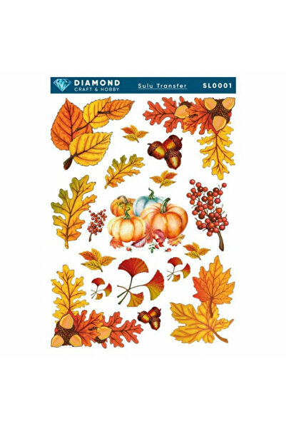 Buhobi Diamond Sulu Transfer Kağıdı SL0001 25x35cm - Sonbahar