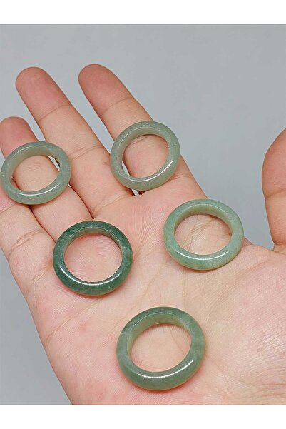 Yasamtohumu خاتم افينتورين سميك 6 ملم - مقاس قياسي (51494)