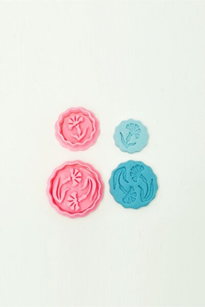 WE3D بلاط الحب - مجموعة قوالب لب السيراميك بوليمر كلاي القرنفل 2.2 - 3 سم