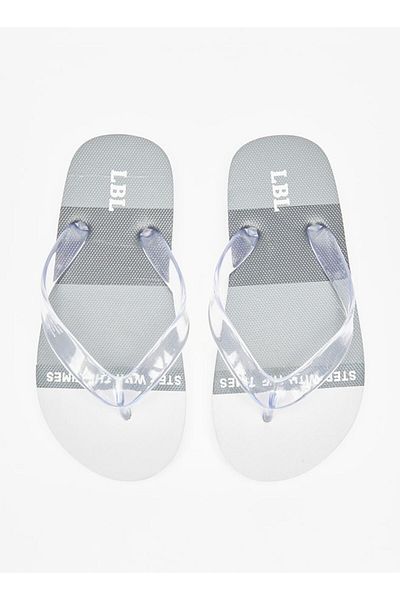 LBL by Shoexpress Boys' Printed Slip-On Thong Slippers